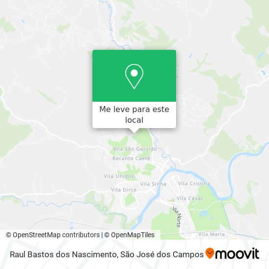 Raul Bastos dos Nascimento mapa