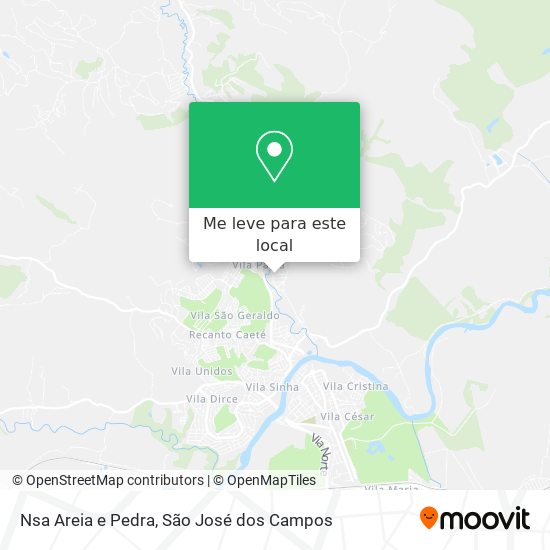 Nsa Areia e Pedra mapa