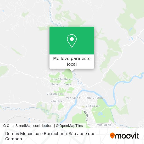 Demas Mecanica e Borracharia mapa