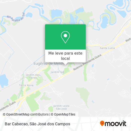 Bar Cabecao mapa