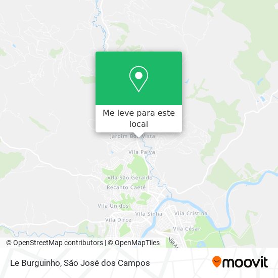 Le Burguinho mapa