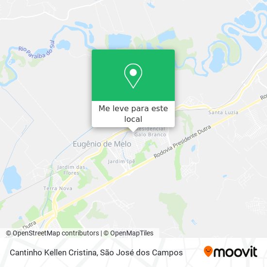 Cantinho Kellen Cristina mapa