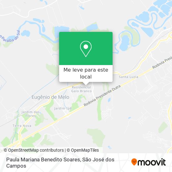Paula Mariana Benedito Soares mapa