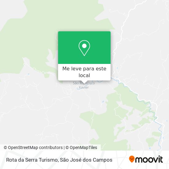 Rota da Serra Turismo mapa
