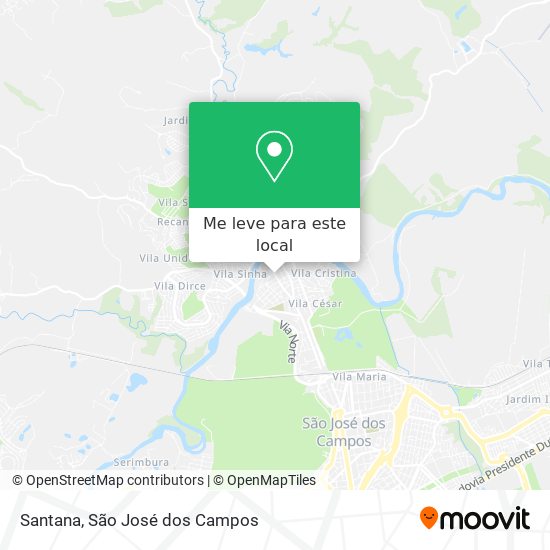 Santana mapa