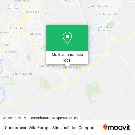 Condominio Villa Europa mapa