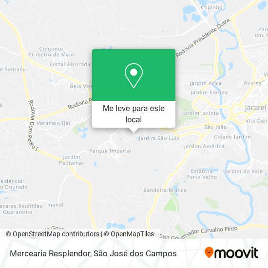 Mercearia Resplendor mapa