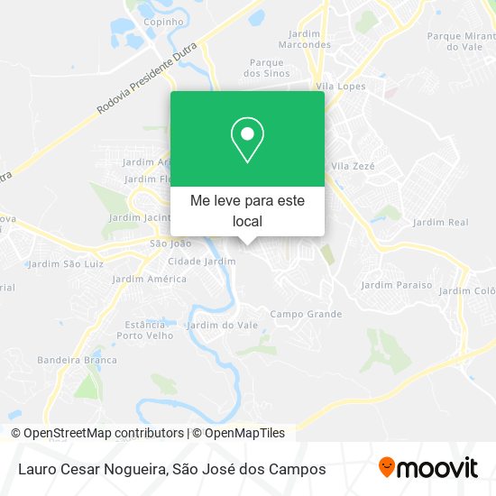 Lauro Cesar Nogueira mapa