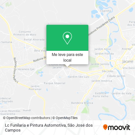 Lc Funilaria e Pintura Automotiva mapa