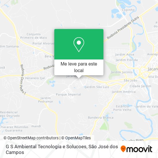 G S Ambiental Tecnologia e Solucoes mapa