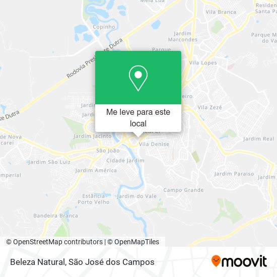 Beleza Natural mapa