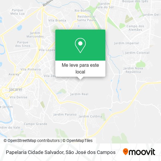 Papelaria Cidade Salvador mapa