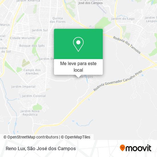 Reno Lux mapa