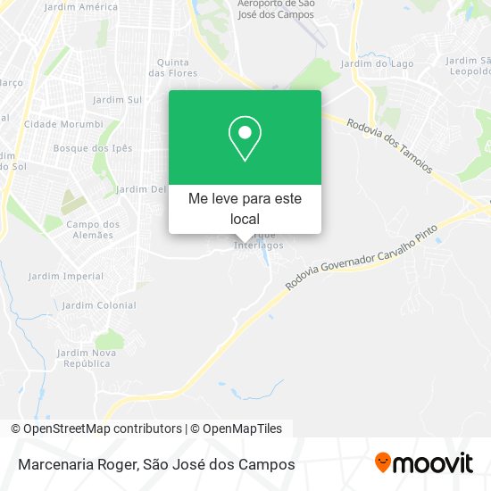 Marcenaria Roger mapa