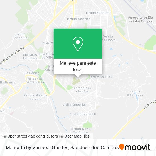 Maricota by Vanessa Guedes mapa