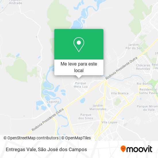 Entregas Vale mapa