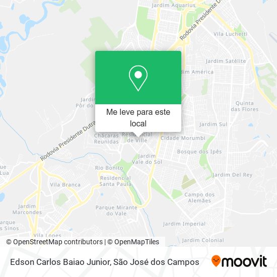 Edson Carlos Baiao Junior mapa