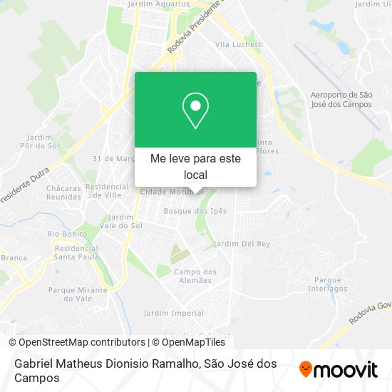 Gabriel Matheus Dionisio Ramalho mapa