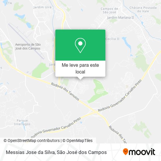 Messias Jose da Silva mapa