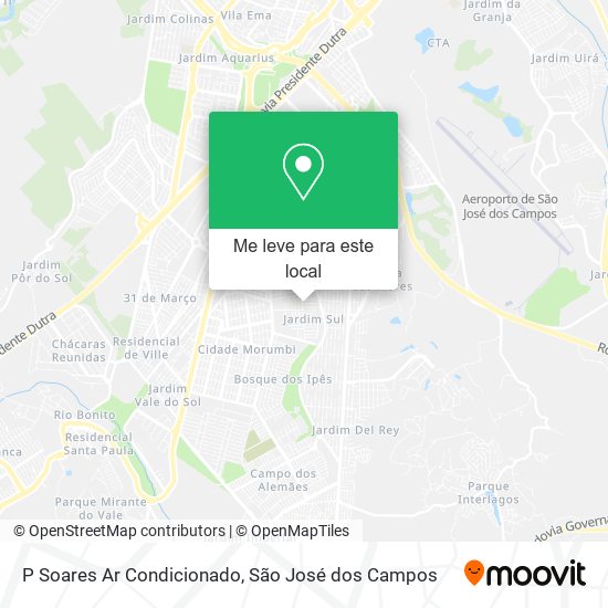 P Soares Ar Condicionado mapa