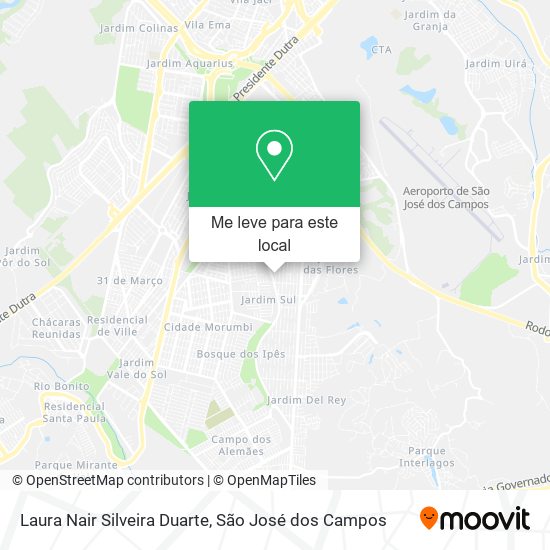 Laura Nair Silveira Duarte mapa