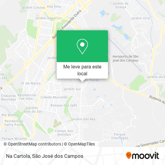 Na Cartola mapa
