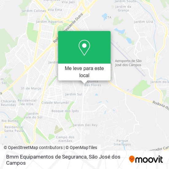 Bmm Equipamentos de Seguranca mapa
