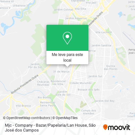 Mjc - Company - Bazar / Papelaria / Lan House mapa