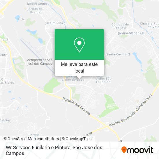 Wr Servcos Funilaria e Pintura mapa