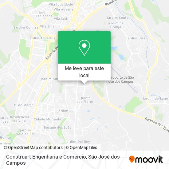 Construart Engenharia e Comercio mapa