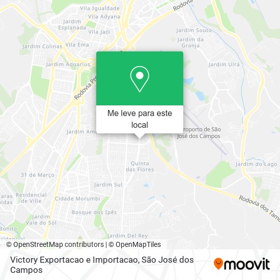 Victory Exportacao e Importacao mapa