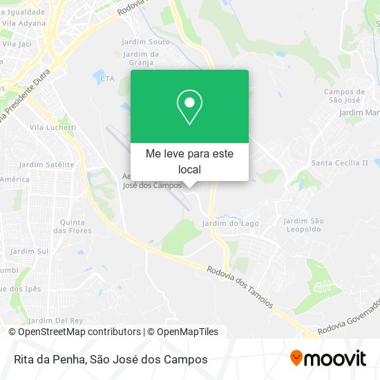 Rita da Penha mapa