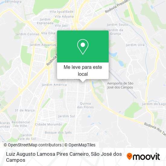 Luiz Augusto Lamosa Pires Carneiro mapa