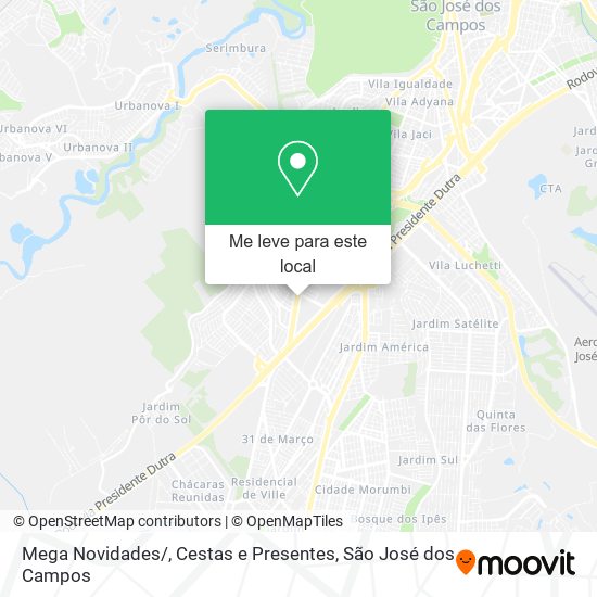 Mega Novidades / , Cestas e Presentes mapa