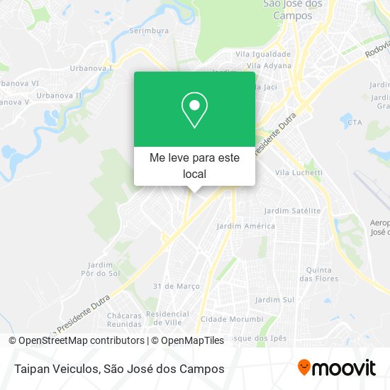 Taipan Veiculos mapa