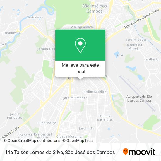 Irla Taises Lemos da Silva mapa