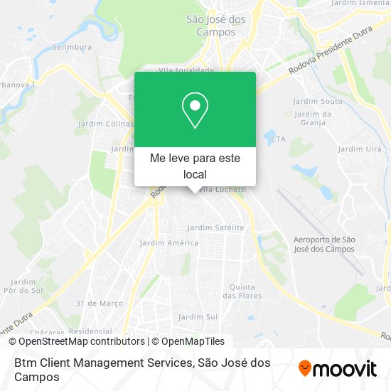 Btm Client Management Services mapa