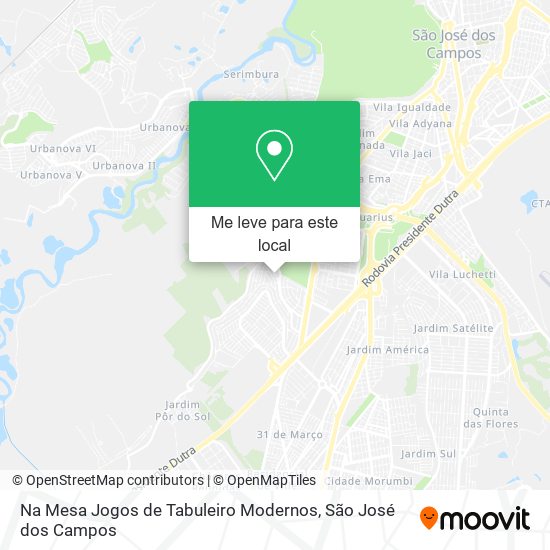 Na Mesa Jogos de Tabuleiro Modernos mapa