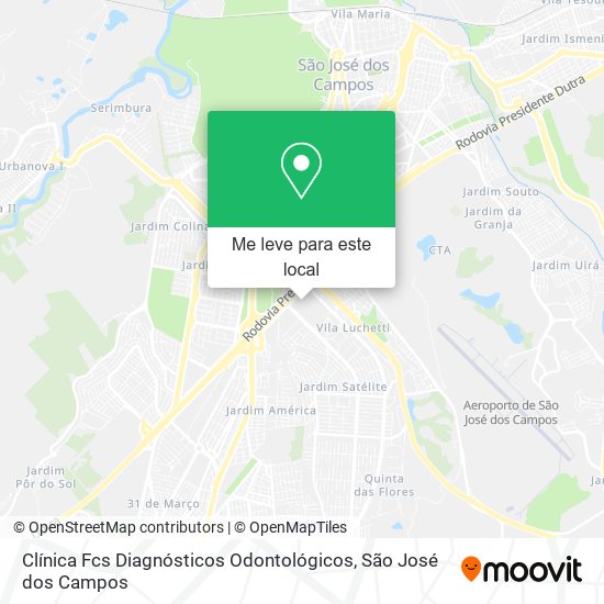 Clínica Fcs Diagnósticos Odontológicos mapa