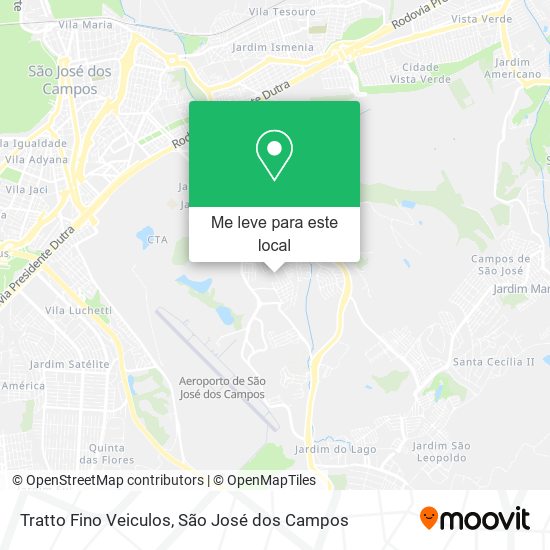 Tratto Fino Veiculos mapa
