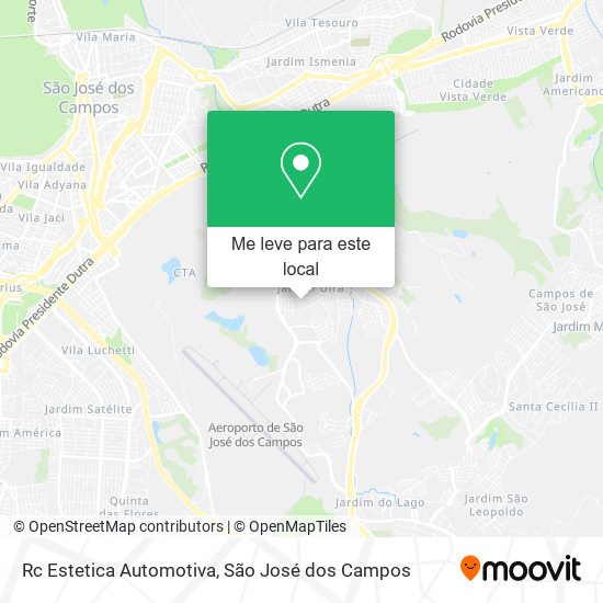 Rc Estetica Automotiva mapa