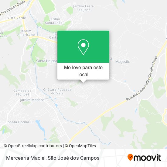 Mercearia Maciel mapa