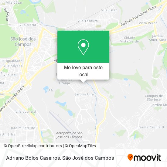 Adriano Bolos Caseiros mapa