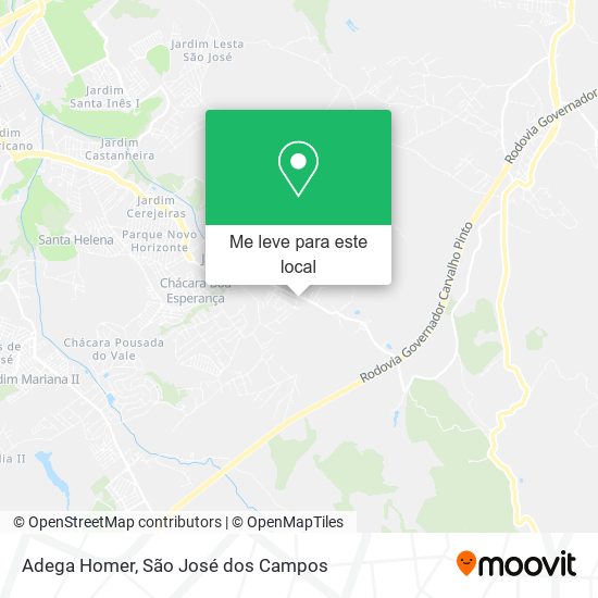 Adega Homer mapa