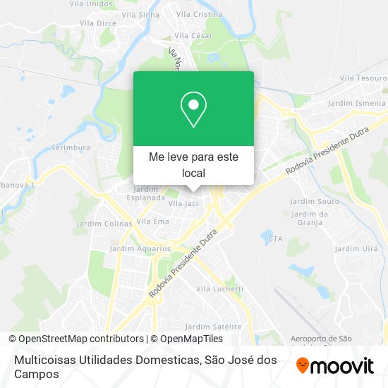 Multicoisas Utilidades Domesticas mapa