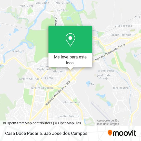 Casa Doce Padaria mapa