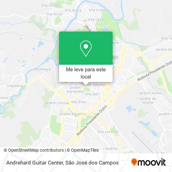 Andrehard Guitar Center mapa