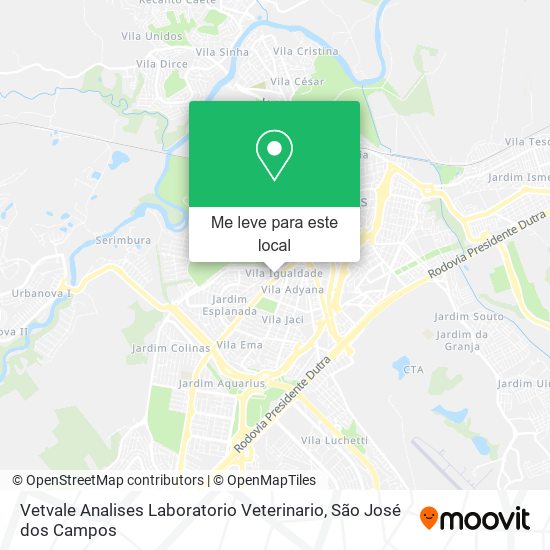 Vetvale Analises Laboratorio Veterinario mapa