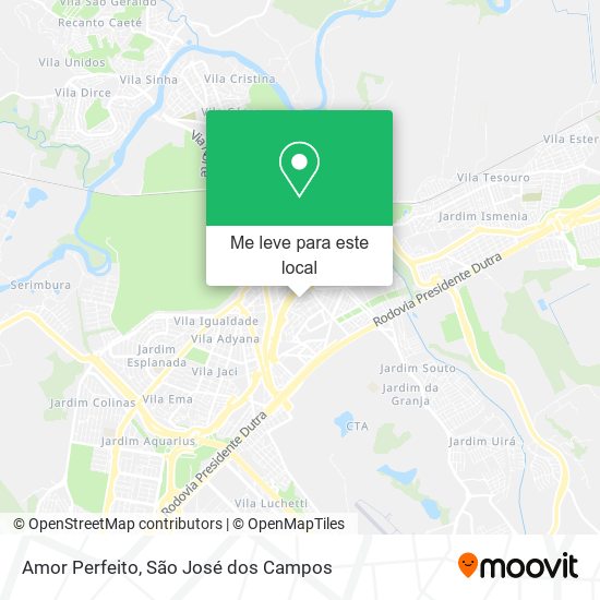 Amor Perfeito mapa