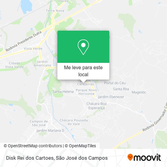 Disk Rei dos Cartoes mapa